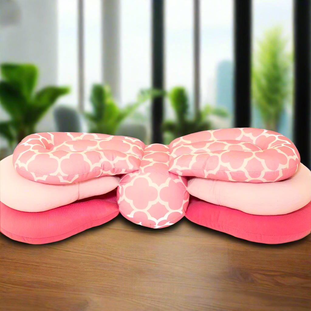 Coussin d'Allaitement - SnuggleFeed™ - Rose - Nos Bébés dAmour