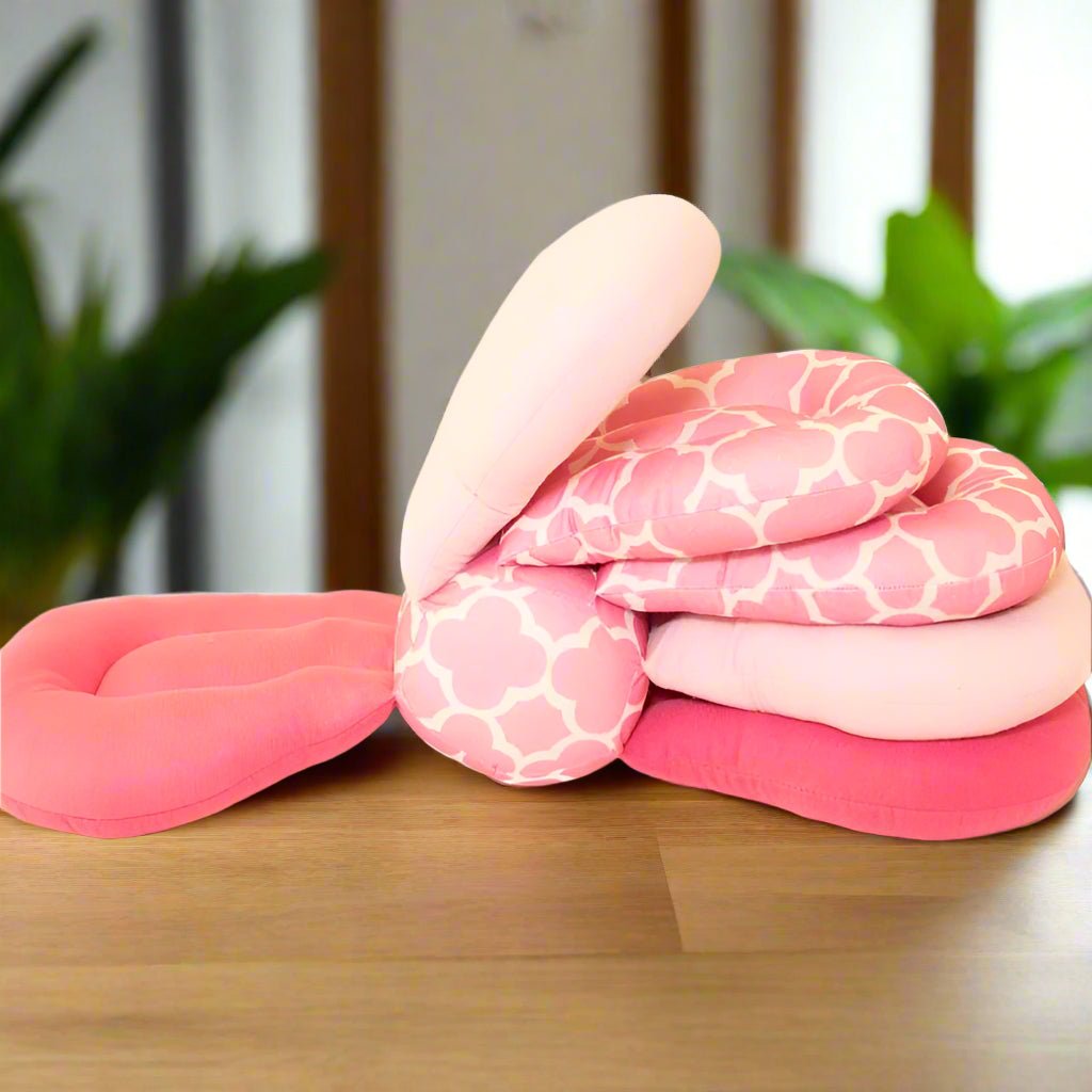 Coussin d'Allaitement - SnuggleFeed™ - Rose - Nos Bébés dAmour