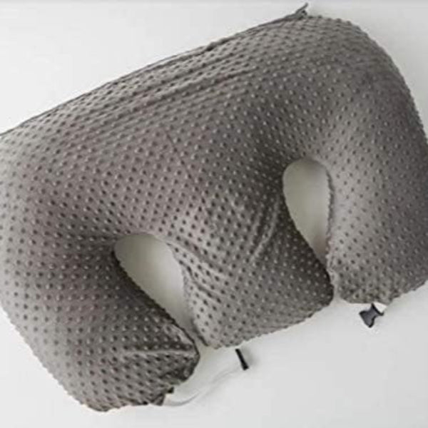 Coussin d'Allaitement - TwinCuddle™ - Gris - Nos Bébés dAmour
