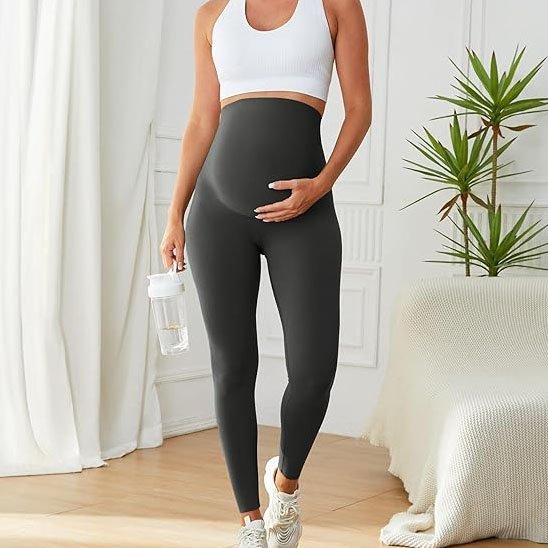 Legging grossesse | Confort Sage - femme - Nos Bébés dAmour