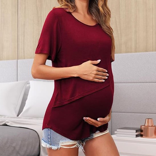 T-shirt pour allaiter | Discret Élégance