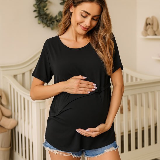 T shirt allaitement | Élégance Discrète - Nos Bébés dAmour