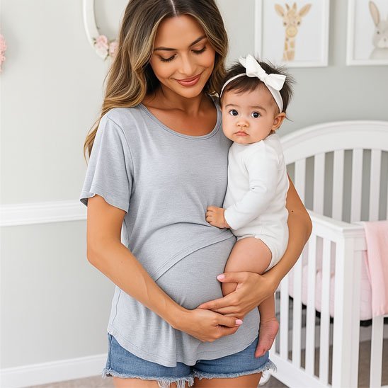 T shirt allaitement | Élégance Discrète - Nos Bébés dAmour