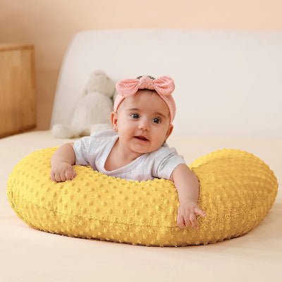 Coussin d'Allaitement - MamiCuddle™ - Jaune - Nos Bébés dAmour