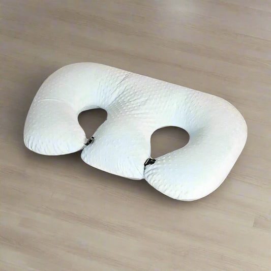 Coussin d'Allaitement - TwinCuddle™ - Bleu Ciel - Nos Bébés dAmour