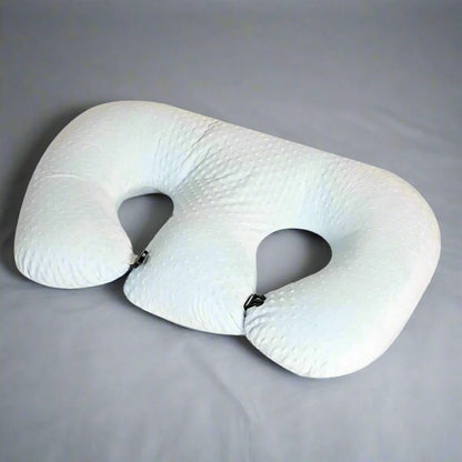 Coussin d'Allaitement - TwinCuddle™ - Bleu Ciel - Nos Bébés dAmour
