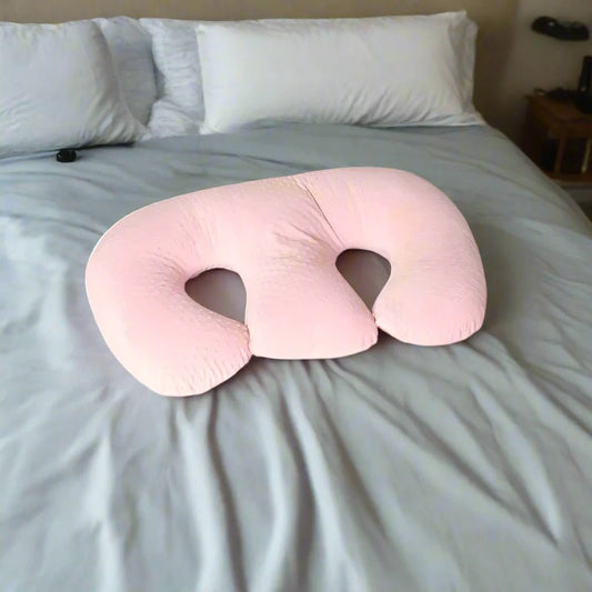 Coussin d'Allaitement - TwinCuddle™ - Rose - Nos Bébés dAmour