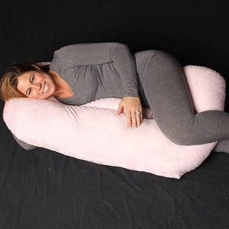 Coussin d'Allaitement - TwinCuddle™ - Rose - Nos Bébés dAmour