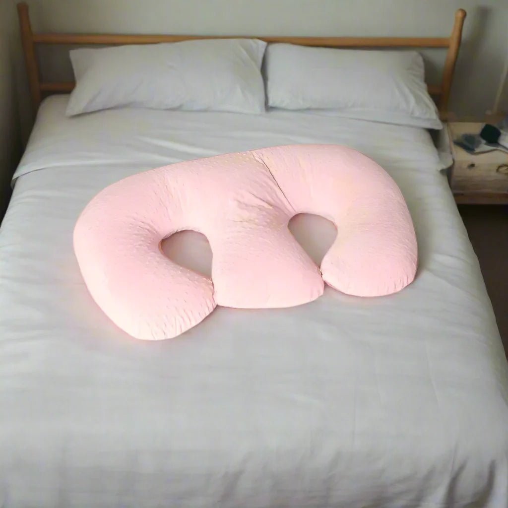 Coussin d'Allaitement - TwinCuddle™ - Rose - Nos Bébés dAmour