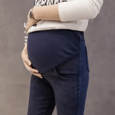 Pantalon Grossesse - MaternityJeansPants™ - Bleu simple - Nos Bébés dAmour