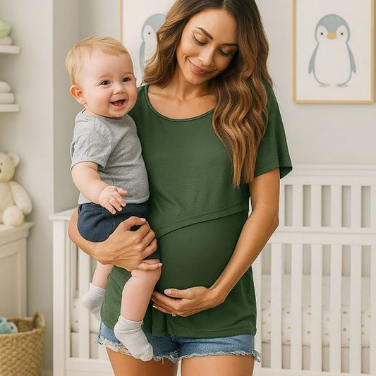 T shirt allaitement | Élégance Discrète - Nos Bébés dAmour